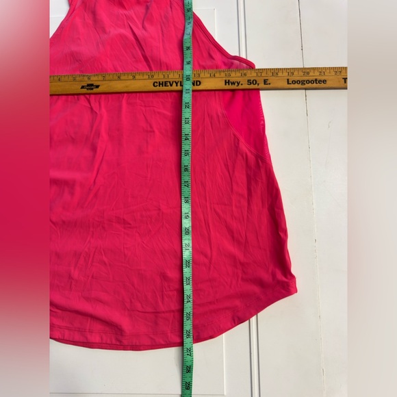 Lululemon Women’s Sz 8 Pink Heartthrob Run Off Tank Top Workout Shirt - Picture 3 of 6